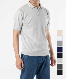 ジョンスメドレー JOHN SMEDLEY RHODES ポロシャツ RHODES メンズ トップス 半袖 ITALIAN FIT ニット セーター コットンニット ポロ シンプル 全9色