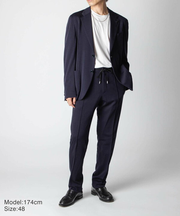 楽天市場】ラルディーニ LARDINI ウールジャージースーツ パンツ 