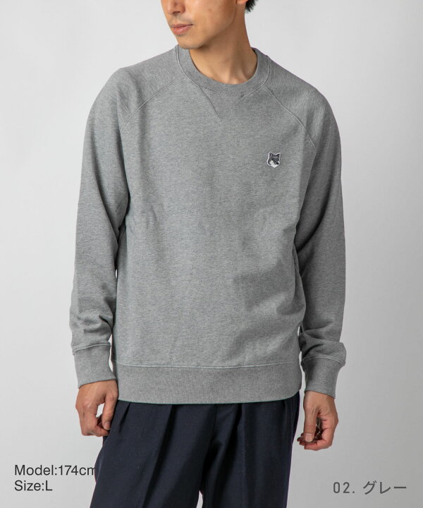 楽天市場】メゾンキツネ MAISON KITSUNE GM00333KM0002 スウェット 