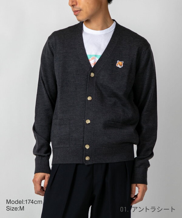 楽天市場】メゾンキツネ MAISON KITSUNE GU00542KT1036 カーディガン 