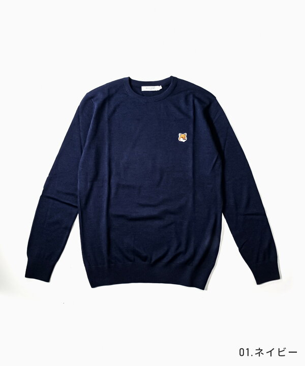 楽天市場】メゾンキツネ MAISON KITSUNE IU00504KT1036 ニット メンズ  