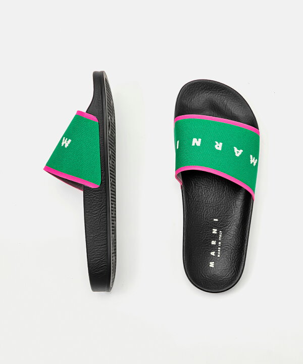 MARNI マルニピンクネイビーサンダル 35 ジルサンダーM