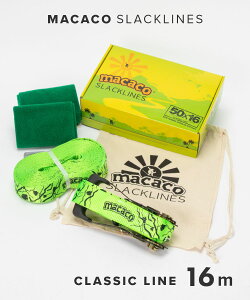 }JR XbNC MACACO SLACKLINE 16m×5cm NVbNC X^_[h o[`Fbg c[EFA  AEghA Lv rMi[ O  V ̊ oX g[j
