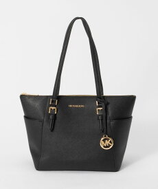 マイケルコース MICHAEL KORS 35T0GCFT7L トートバッグ レディース バック シャーロット チャーム 肩掛け ロゴ シンプル プレゼント 鞄 トート お祝い 記念 お出かけ ファッション ギフト 誕生日 記念日 ブラック