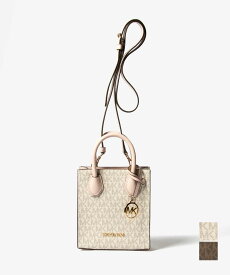 マイケルコース MICHAEL KORS Mercer Extra-Small Logo and Leather Crossbody Bag MERCER ショッパートート クロスボディ エクストラスモール MKシグネチャー 35T1GM9C0I BR/35T1GM9C0I PBLMT ハンドバッグ レディース バッグ ブラウン/パウダーブラッシュマルチ