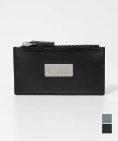 エムエム6 MM6 SA5UI0016 P6692 カードケース NUMERIC BIFOLD WALLET メンズ レディース カードホルダー ビジネス レザー 名刺入れ フラグメントケース ナンバーロゴ プレゼント お祝い 記念 通勤 通学 コンパクト ギフト メゾンマルジェラ Maison Margiela ブラック