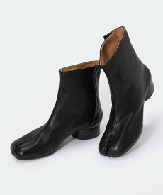 メゾン マルジェラ MAISON MARGIELA S58WU0273 P3753 ブーツ TABI BOOTS H30 レディース シューズ 足袋ブーツ タビ レザー ブランドロゴ ショートブーツ 靴 T8013 ブラック 21.5～27.0cm 22 23 24 25 26