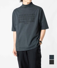メゾン マルジェラ MAISON MARGIELA S50GC0691 S23883 Tシャツ T-SHIRT メンズ トップス 半袖 カットソー クルーネック カジュアル シンプル 春夏 コットン 綿 ネイビー ウォッシュドブラック XXS XS S M L