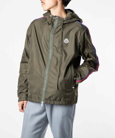 モンクレール MONCLER 1A00085 68352 ジャケット メンズ アウター HATTAB ナイロン ブルゾン フーテッド パイピング 撥水 833 ジップアップ カーキ 37319