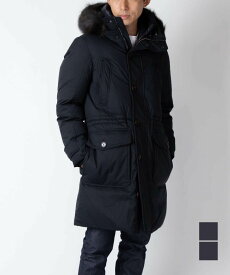 ムーレー MOORER メンズ ダウンコート HELSINKY ADS ダウンジャケット ヘルシンキ メンズ アウター ロング丈 ダウンジャケット ラクーンファー グースダウン 厚手 保温 カジュアル ビジネス 防寒着 おしゃれ ギフト シンプル 秋冬 ダークブルー ブラック 44〜52