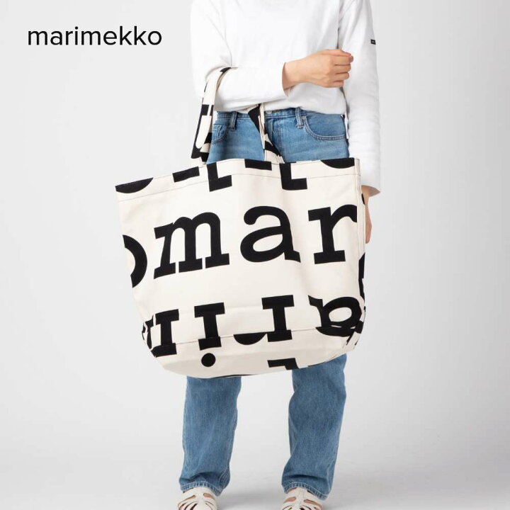 楽天市場】マリメッコ Marimekko 090591 トートバッグ アーケラ ロゴ 