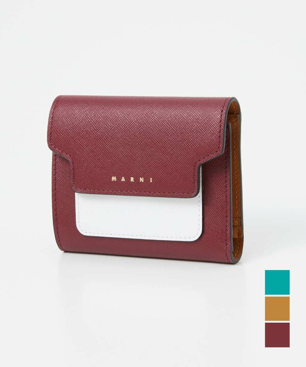 楽天市場】マルニ MARNI PFMO0052U1-LV520 二つ折り財布 レディース  