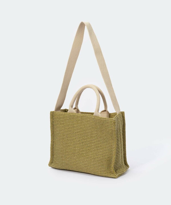 楽天市場】マルニ MARNI SMALL RAFFIA-EFFECT SMALL TOTE BAG ラフィア