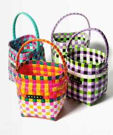 マルニ MARNI M00332 M00IW ハンドバッグ レディース バッグ キッズ ガールズ かごバッグ バスケットバッグ ロゴ ウーブン おしゃれ プレゼント ギフト 贈り物 鞄 記念 お祝い 女の子 KIDS MARKET POD 全8色