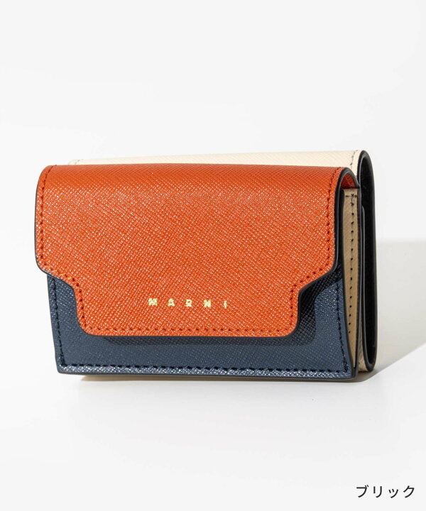 楽天市場】マルニ MARNI PFMOW02U23 LV520 三つ折り財布 TRIFOLD 