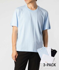 【3枚セット】マルニ MARNI THJE0211X2 UTCZ68 Tシャツ T-SHIRT 3 PACK レディース メンズ トップス 半袖 カットソー クルーネック ロゴ カジュアル シンプル コットン ショートスリーブ 綿 プレゼント ギフト ミネラルアイス 40 42 44