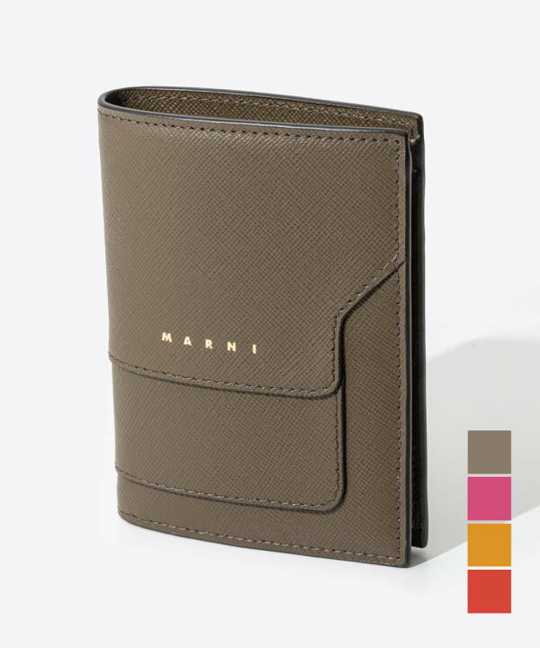 楽天市場】マルニ MARNI 二つ折り財布 PFMOQ14U07 LV520 レディース 