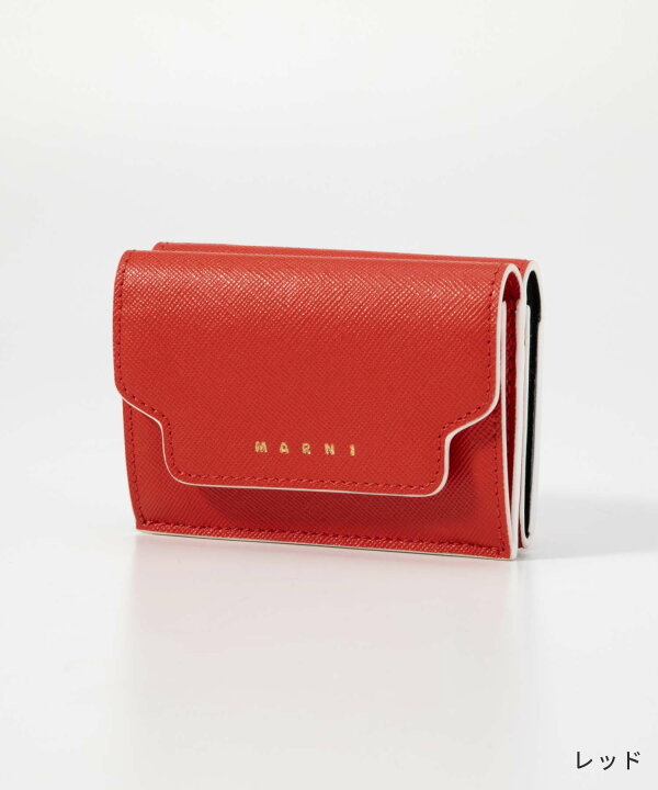 マルニ MARNI 三つ折り財布 PFMOW02U07 LV520 レディース 財布 ミニ  