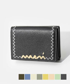 マルニ MARNI TRIFOLD WALLET WITH MARNI SYMBOL LOGO 三つ折りウォレット マルニシンボルロゴ入り PFMO0105U1 P6533 三つ折り財布 レディース 財布