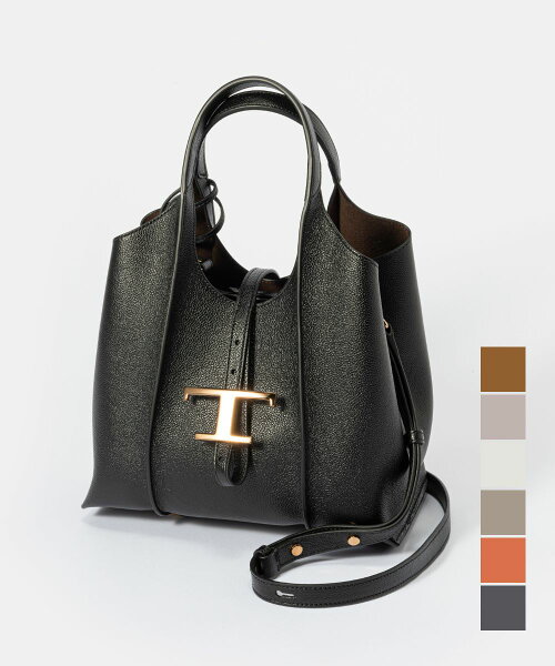 トッズ TOD'S XBWTSBA9100 Q8E ハンドバッグ レディース バッグ ミニトート レザー Tタイムレス ショッピングバッグ 手提げ 2way ショルダーバッグ ブランドロゴ 通勤 旅行 おしゃれ プレゼント ギフト 贈り物 シンプル 誕生日 記念 お祝い TIMELESS SHOPPING BAG