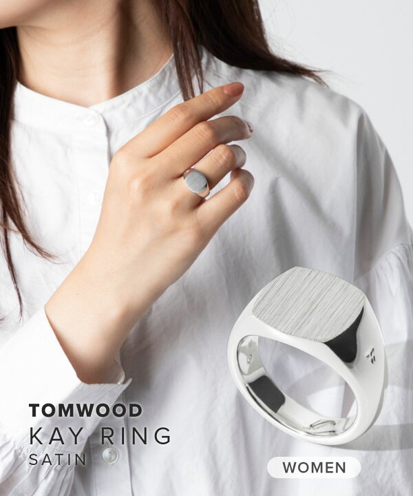 楽天市場】トムウッド TOM WOOD Kay Ring Satin R74HKANA02S925 