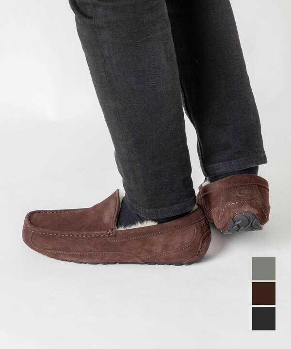 楽天市場】アグ UGG 1101110 メンズ モカシン M ASCOT メンズ シューズ 