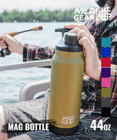 ワイルドギア WYLD GEAR WyldGear マグボトル 44OZ | 1,300ML ユニセックス レジャー キャンプ用品 1.3L キャンプ トレーニング ドリンクウェア ボトル 蓋 保冷 保温 タンブラー 真空2層構造 ステンレス アウトドア BBQ バーベキュー 44オンス 水筒