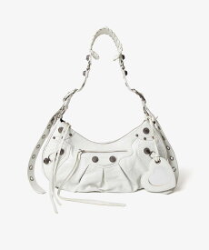 バレンシアガ BALENCIAGA LE CAGOLE SMALL SHOULDERBAG ANTIQUE SILVER METAL PARTS ル カゴール スモール ショルダーバッグ シルバーメタルパーツ 671307 1VG9Y ユニセックス バッグ