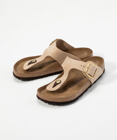 ビルケンシュトック BIRKENSTOCK 1023966 サンダル ギゼー ビッグバックル GIZEH BIG BUCKLE レディース シューズ ヌバックレザー レギュラー フィット ビルケン トングサンダル アウトドア 旅行 キャンプ サンドキャッスル 23.0～25.0cm