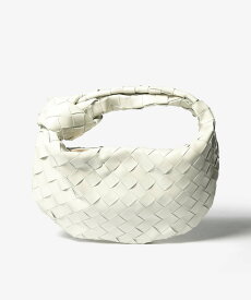 ボッテガヴェネタ BOTTEGA VENETA 651876 V1GG0 VCPP5 ハンドバッグ レディース バッグ MINI JODIE ミニ ジョディ イントレチャート レザー おしゃれ ミニバッグ 鞄 プレゼント ギフト ホワイト