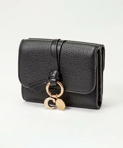 �N���G Chloe CHC21WP945F57 �O�܂���z ALPHABET ���f�B�[�X ���z �{�v �~�j���z �A���t�@�x�b�g ���U�[ ���K���� �R���p�N�g�E�H���b�g �V���v�� SMALL TRIFOLD �v���[���g ���j�� �L�O �R���p�N�g��