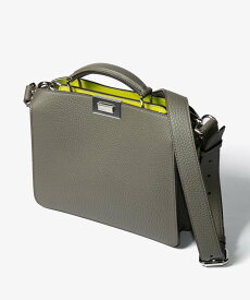 フェンディ FENDI 7VA530 AFC3 ショルダーバッグ PEEKABOO ISEEU MINI レディース バッグ ピーカブー アイシーユー ミニ ハンドバッグ 2way カーフレザー スモール 鞄 ギフト プレゼント グレー