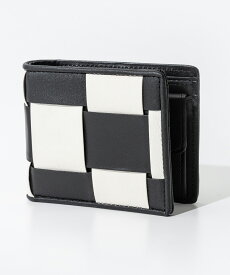 【 名入れ 刻印可 】 ギオネ GUIONNET 二つ折り財布 PG201 TINY TILE BI-FOLD WALLET タイニータイル 折りたたみ 牛革 ラム革 レザー メンズ レディース 財布 ウォレット