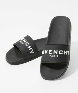 �W�o���V�B GIVENCHY SLIDE SANDALS �u�����h���S �t���b�g �T���_�� ���o�[ BH301TH1H4 �V�����[�T���_�� �����Y �V���[�Y