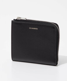 ジルサンダー JIL SANDER J25UI0004 P5995 カードケース メンズ ファッション ミニ財布 ビジネス 無地 シンプル 本革 スマートウォレット プレゼント お祝い 記念 通勤 通学 コンパクト ギフト L字ファスナー CREDIT CARD PURSE クレジットカード パース ブラック