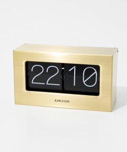 カールソン KARLSSON Table clock Boxed Flip KA5620GD KA5620GY ボックスフリップ ユニセックス 時計 置き時計 フリップクロック パタパタ時計 掛け時計 ウォールクロック テーブルクロック スチール オラ
