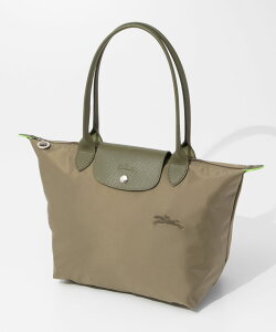 �����V���� LONGCHAMP Le Pliage Green �� �v���A�[�W�� �O���[�� Tote bag M �g�[�g�o�b�O L2605 919 ���f�B�[�X �o�b�O