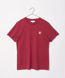 メゾンキツネ MAISON KITSUNE LW00105KJ0008 Tシャツ FOX HEAD PATCH REGULAR TEE SHIRT レディース トップス 半袖 フォックスヘッド パッチ レギュラー クルーネック コットン 春夏 シンプル カジュアル 綿 ストリート ホワイト ブラック XS S M L