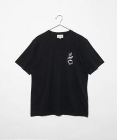 メゾンキツネ MAISON KITSUNE CKMU00102KJ7014 Tシャツ CAFE KITSUNE COFFEE CUP RELAX TEE-SHIRT メンズ レディース トップス カフェ キツネ コーヒーカップ リラックス コットン 半袖 リブクルーネック コーヒーカッププリント シンプル ストリート ブラック XS S M L