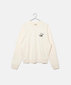 メゾンキツネ MAISON KITSUNE CKMU00301KM0330 スウェット CAFE KITSUNE FOX RELAX SWEATSHIRT メンズ レディース トップス カフェ キツネ バリスタ フォックス リラックス スウェットシャツ 長袖 クルーネック フリーススウェット リブ仕様 XS S M L XL