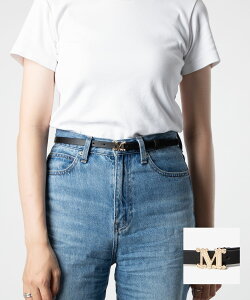 �}�b�N�X�}�[�� Max Mara Leather Monogram belt M �O���c�B�A�[�^ �x���g MGRAZIATA15 �x���g ���f�B�[�X �t�@�b�V��������