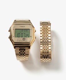 MM6 Maison Margiela × TIMEX エムエム6 メゾンマルジェラ ×タイメックス T80 34mm ウォッチギフトセット TWG067500 腕時計 ユニセックス 時計 ゴールド GOLD-TONE GIFT SET W/EXTRA BRACELET