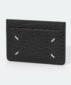 メゾン マルジェラ MAISON MARGIELA SA1VX0005 P4455 カードケース CARD HOLDER SLIM 3 CC メンズ レディース ファッション小物 4ステッチ カードホルダー 名刺入れ レザー ビジネス パスケース ブランドロゴ プレゼント お祝い 通勤 通学 コンパクト ギフト ブラック