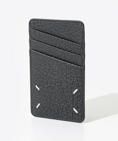 メゾン マルジェラ MAISON MARGIELA SA1VX0017 P4455 カードケース VERTICAL CARD HOLDER メンズ レディース カードホルダー バーティカル レザー ビジネス 4ステッチ ナンバーロゴ プレゼント 通勤 通学 コンパクト ギフト ブラック