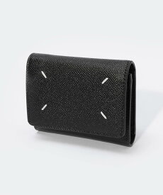 【エントリーで全商品ポイント10倍！】 メゾン マルジェラ MAISON MARGIELA SA3UI0017 P4745 三つ折り財布 レディース 財布 ミニ財布 レザー 本革 ロゴ 4ステッチ カードケース プレゼント コンパクト ギフト ブランド お祝い 記念 T8013 ZIP COMPACT TRI FO
