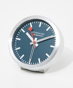 fB[ MONDAINE TABLE AND ALARM CLOCK uv A[ A997 MCAL 46SBV2 66SBV2 86SBV2 16SBB ALUMINIUM BRUSHED Y fB[X v e[uNbN 12.5cm