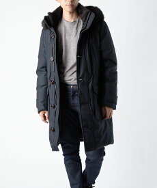 【エントリーで全商品ポイント10倍！】 ムーレー MOORER ACQUA アクア MOUPA100021 TEPA012 ダウンコート SAPPORO-GF サッポロ メンズ アウター ダウンジャケット ロング丈 防水