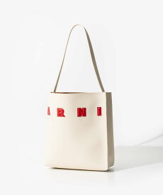 マルニ MARNI SHMP0111U0 P6483 トートバッグ レディース バッグ スモール ミュージアム ホーボー ブランドロゴ レザー お出かけ 通勤 旅行 おしゃれ プレゼント ギフト 鞄 記念 お祝い MUSEO HOBO SMALL アイボリー ブラック