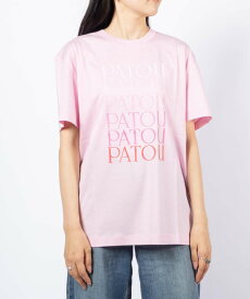 パトゥ PATOU TEE SHIRT オーガニックコットン ロゴ Tシャツ JE1129999 Tシャツ 半袖 レディース トップス