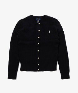 �|�� �����t ���[���� POLO RALPH LAUREN Mini Cable Cotton Cardigan �~�j�P�[�u�� �R�b�g�� �J�[�f�B�K�� 313543047 �j�b�g �q���� �L�b�Y �K�[���Y ���f�B�[�X ��l��OK �g�b�v�X �L�b�Y�K�[�� �R�b�g���j